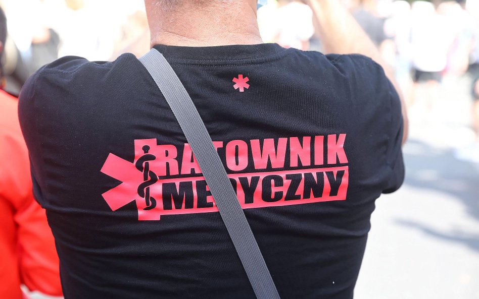 Protest ratowników medycznych