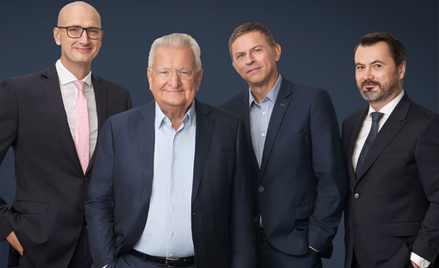 Na zdjęciu od lewej Michał Rakowski, Jacek Rutkowski, Robert Stobiński i Paweł Biel
