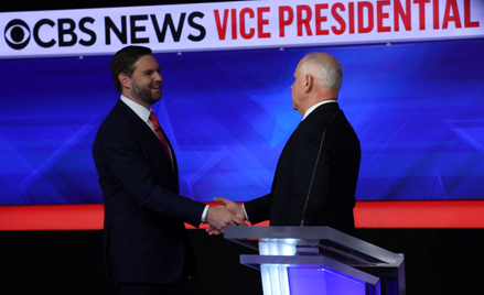 J.D. Vance i Tim Walz