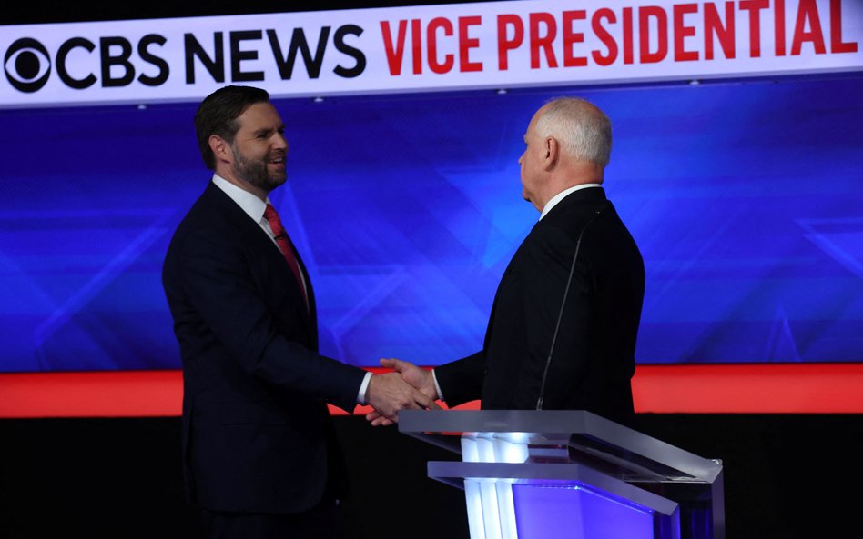 J.D. Vance i Tim Walz