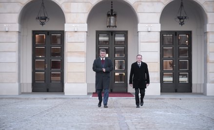 Były szef CBA i były minister spraw wewnętrznych Mariusz Kamiński oraz jego były zastępca Maciej Wąs