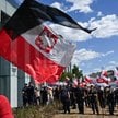 Demonstracja przed gmachem Sądu Najwyższego w Warszawie