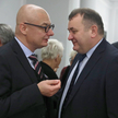 Wicemarszałek Senatu Michał Kamiński z koła Koalicja Polska-PSL i senator Stanisław Gawłowski.