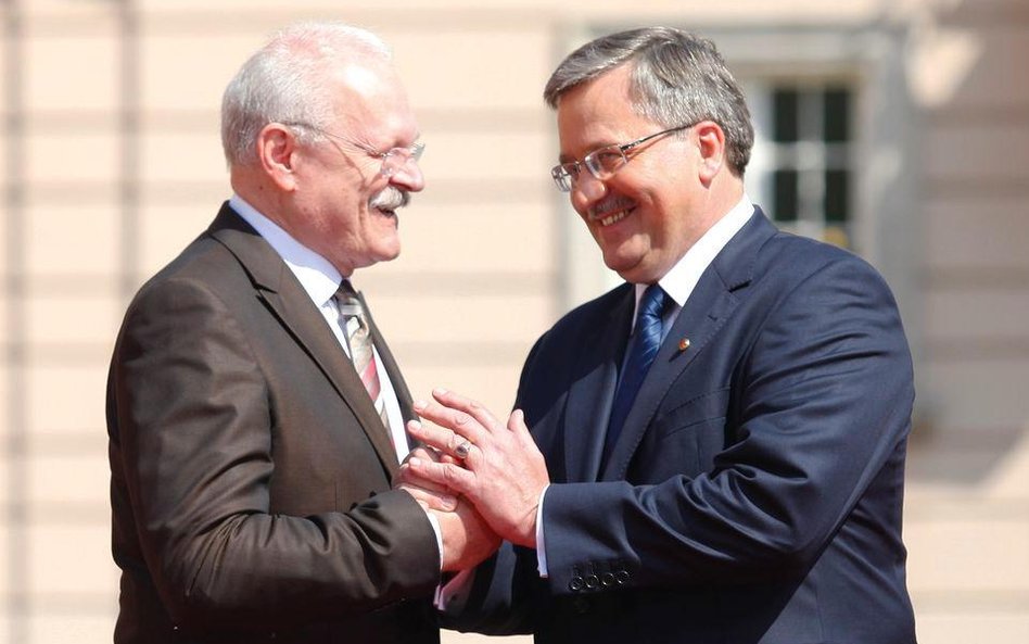 Ivan Gašparovič i Bronisław Komorowski