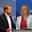 Wiceminister klimatu i środowiska Jacek Ozdoba i szefowa resortu Anna Moskwa