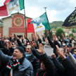 Predappio. Zwolennicy Mussoliniego świętowali tu 28 października 90. rocznicę „Marszu na Rzym”