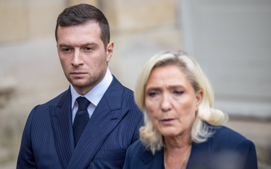 Jordan Bardella i Marine Le Pen