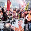 Manifestacja w Paryżu pracowników transportu publicznego przeciw reformie emerytalnej