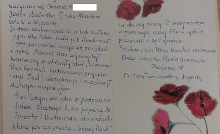 Generał Czesław Kiszczak korespondował z Lechem Kaczyńskim