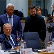 Wołodymyr Zełenski na posiedzeniu Rady Europejskiej