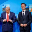 Prezydent USA Donald Trump i sekretarz generalny NATO Mark Rutte