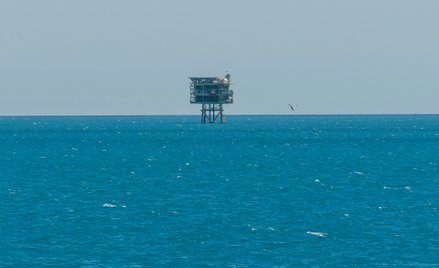 Platforma wydobywcza gazu Ana, zainstalowana przez Black Sea Oil & Gas SA i partnerów w ramach proje