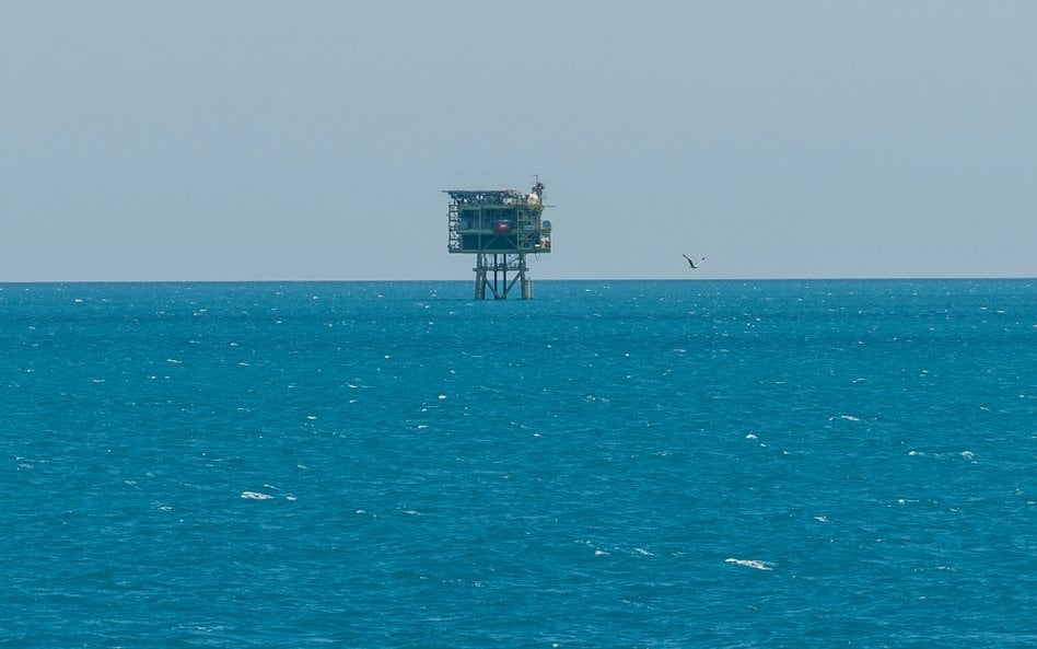 Platforma wydobywcza gazu Ana, zainstalowana przez Black Sea Oil & Gas SA i partnerów w ramach proje