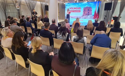 Z okazji uruchomienia lotów z Gdańska do Wilna na gdańskim lotnisku odbyło się spotkanie promujące a