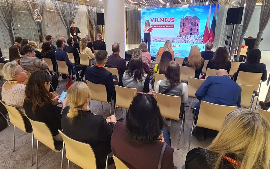 Z okazji uruchomienia lotów z Gdańska do Wilna na gdańskim lotnisku odbyło się spotkanie promujące a