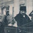 Piłsudski i Paderewski wyjeżdżą z Belwederu na otwarcie pierwszego Sejmu, 10 lutego 1919 r.