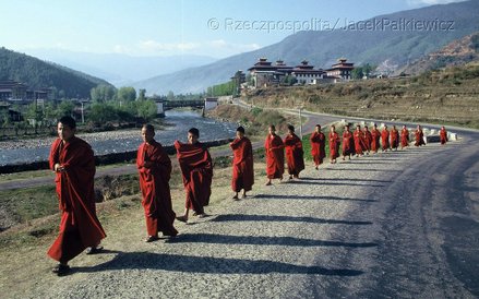 Na przedmieściach Thimphu