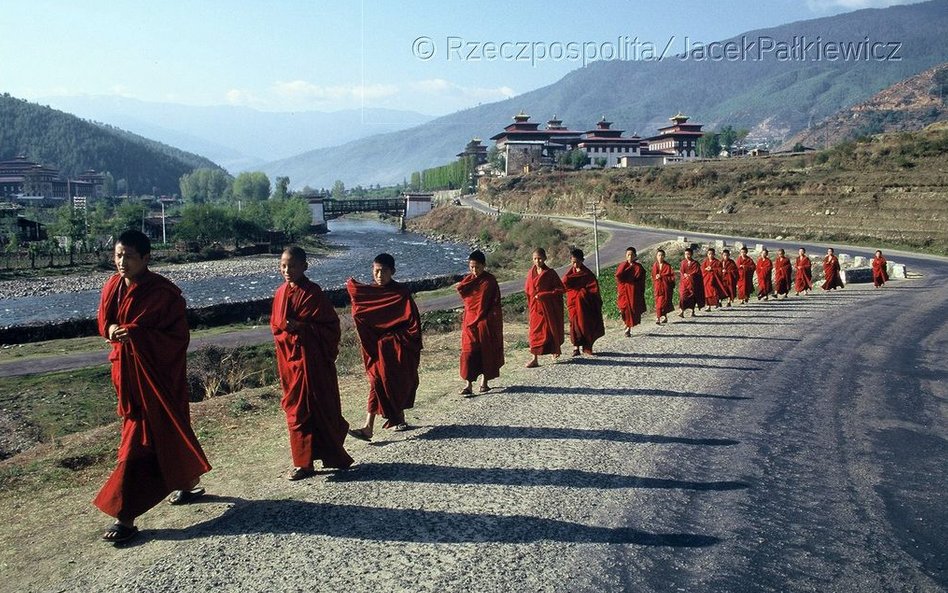 Na przedmieściach Thimphu