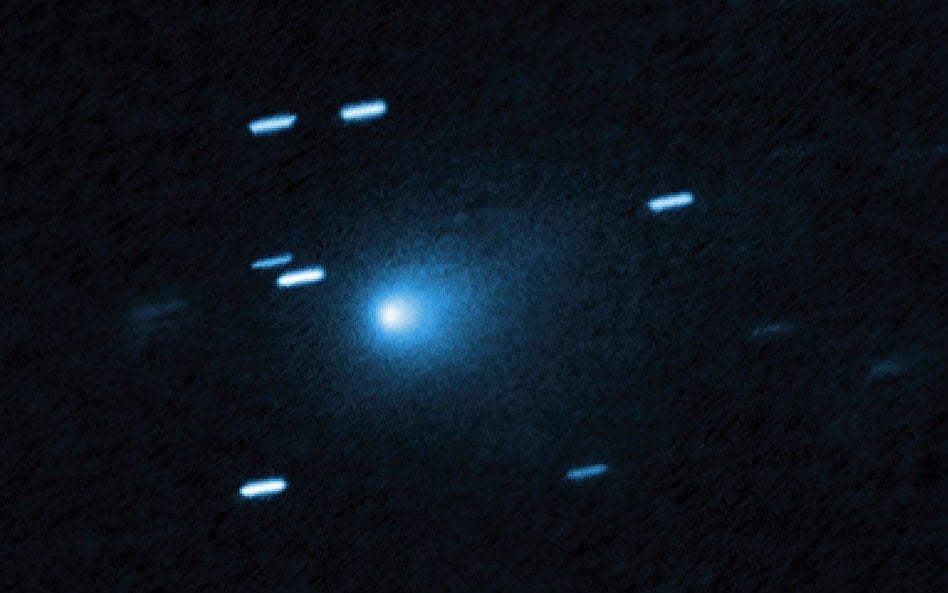 Zdjęcie obiektu 3I/ATLAS wykonane 21 lipca 2025 r. przez Teleskop Hubble’a (źródło: NASA).