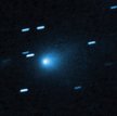 Zdjęcie obiektu 3I/ATLAS wykonane 21 lipca 2025 r. przez Teleskop Hubble’a (źródło: NASA).