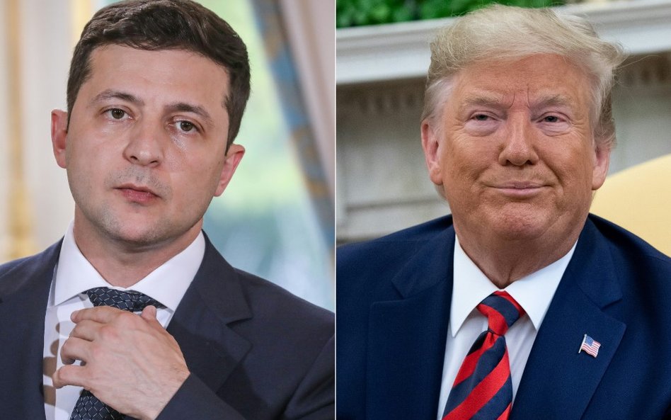 Zełenski: Trump? Tylko mój syn może wywierać na mnie presję