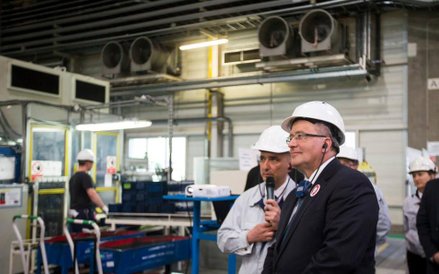 Bronisław Komorowski podczas wizyty w Wałbrzychu