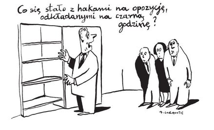 Komentarz rysunkowy. Haki na czarną godzinę