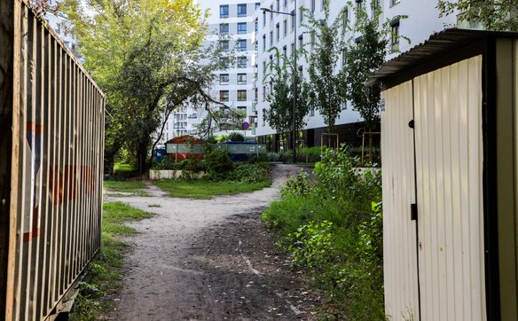 Ulica Hübnera przed rewitalizacją