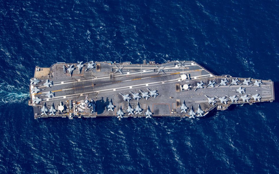 Amerykański lotniskowiec USS Gerald R. Ford