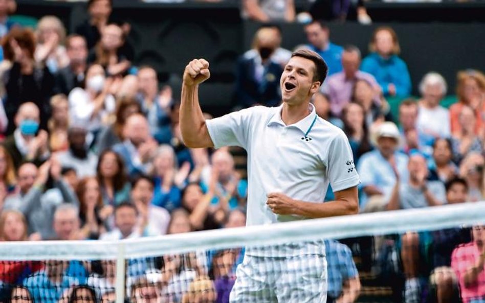 Hubert Hurkacz pierwszy raz jest w wielkoszlemowym ćwierćfinale