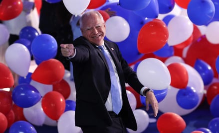 Tim Walz, gubernator Minnesoty, został niedawno zatwierdzony jako kandydat demokratów na wiceprezyde