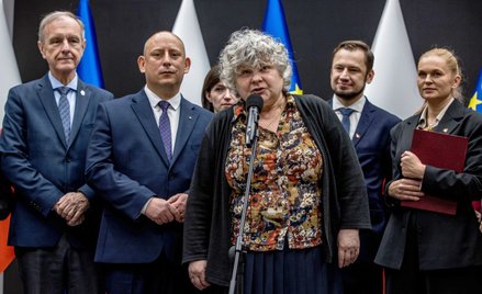 Na pierwszym planie Gabriela Olszowska