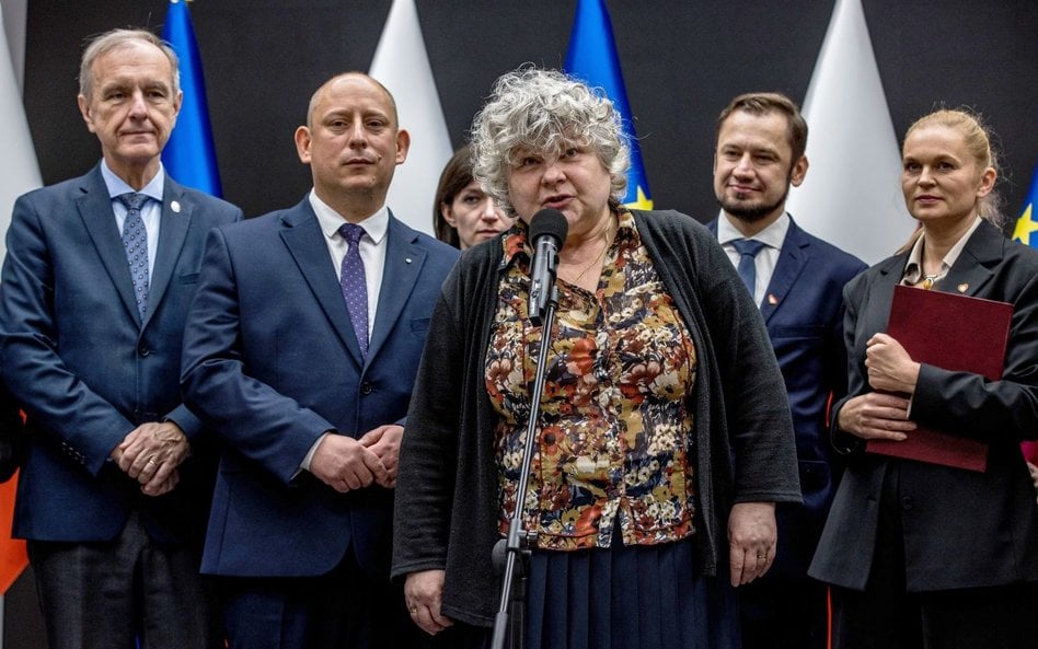 Na pierwszym planie Gabriela Olszowska