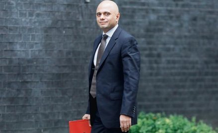 Sajid Javid, brytyjski kanclerz skarbu.