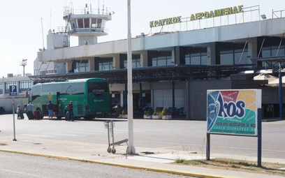 Terminal lotniska na wyspie Kos