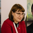 Od lewej: Maryja Kalesnikawa, Wołha Kawalkowa, Swiatłana Cichanouska