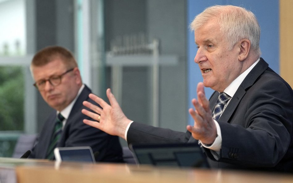 Szef MSW Niemiec Horst Seehofer