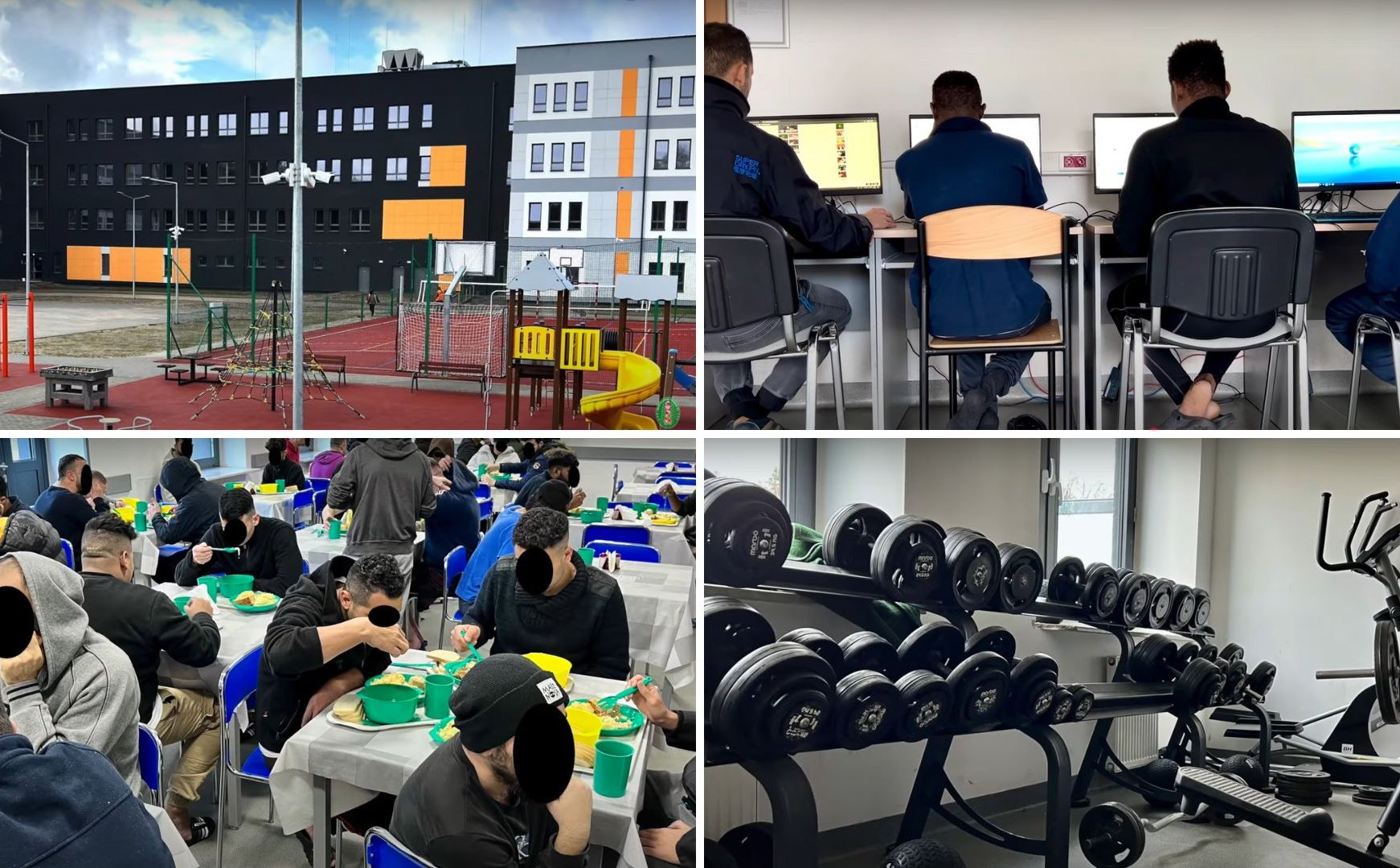 Ośrodek dla cudzoziemców pod Warszawą. Przebywa tam 170 mężczyzn