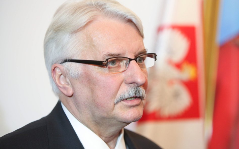 Szef MSZ Witold Waszczykowski