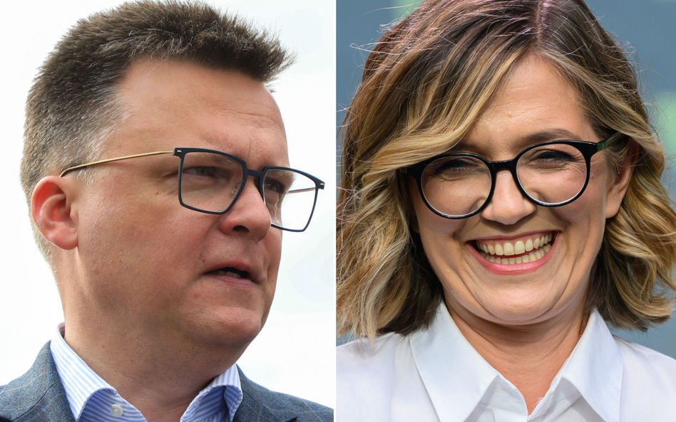 Szymon Hołownia i Magdalena Biejat