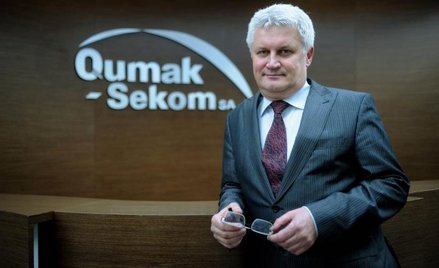Paweł Jaguś, prezes Qumak-Sekomu