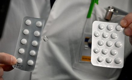 Tabletki Nivaquine, zawierające chlorochinę, oraz Plaqueril - z hydroksychlorochiną