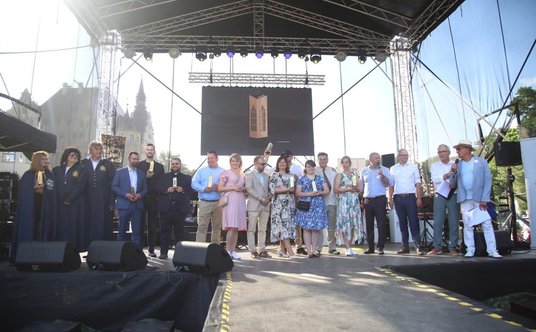 W imieniu zarządu Itaki nagrodę „Zabytek na medal” odebrał menedżer działu logistyki Dariusz Puczyńs