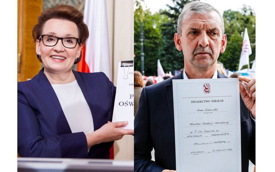 #RZECZoPOLITYCE: Anna Zalewska i Sławomir Broniarz