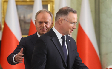Donald Tusk i Andrzej Duda