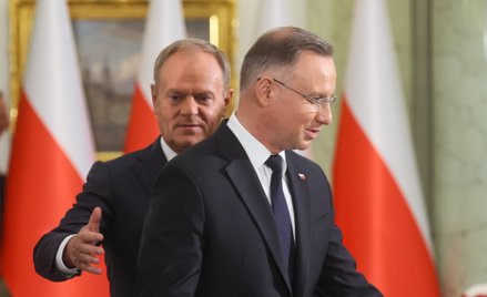 Donald Tusk i Andrzej Duda