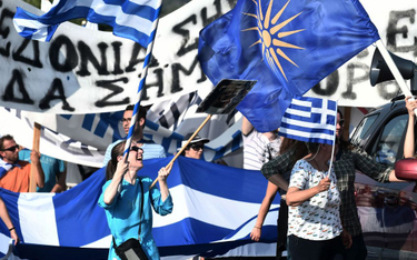 Wielu Greków protestuje przeciwko porozumieniu z Macedonią