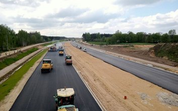 Trwają prace przy rozbudowie autostrady A2 na trasie Warszawa – Biała Podlaska