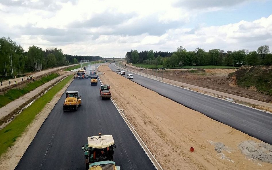 Trwają prace przy rozbudowie autostrady A2 na trasie Warszawa – Biała Podlaska