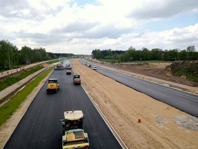 Trwają prace przy rozbudowie autostrady A2 na trasie Warszawa – Biała Podlaska